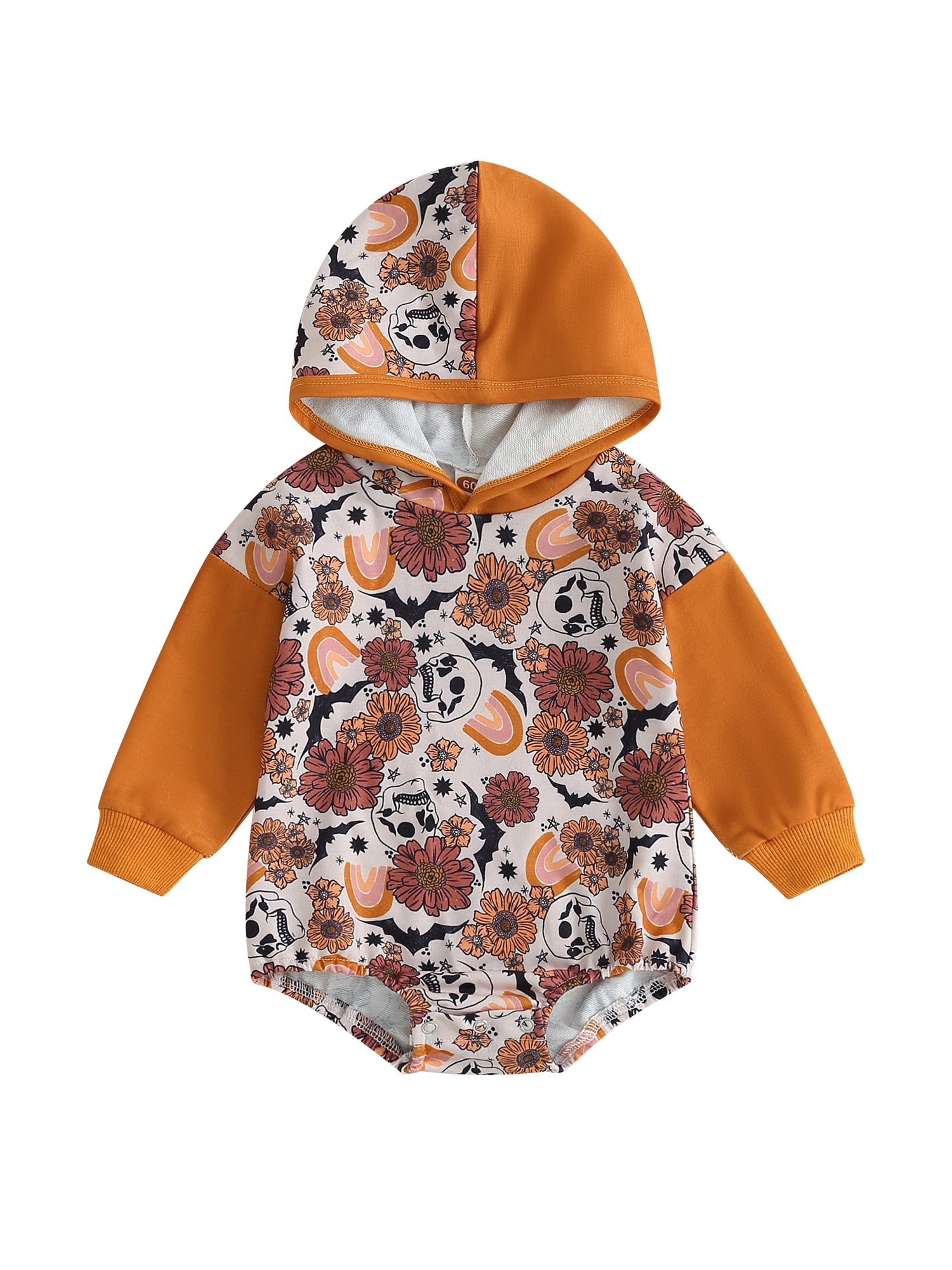 Wassery Baby Halloween Clothes 3 6 12 18 24 Months Infant Fall Bodysuit