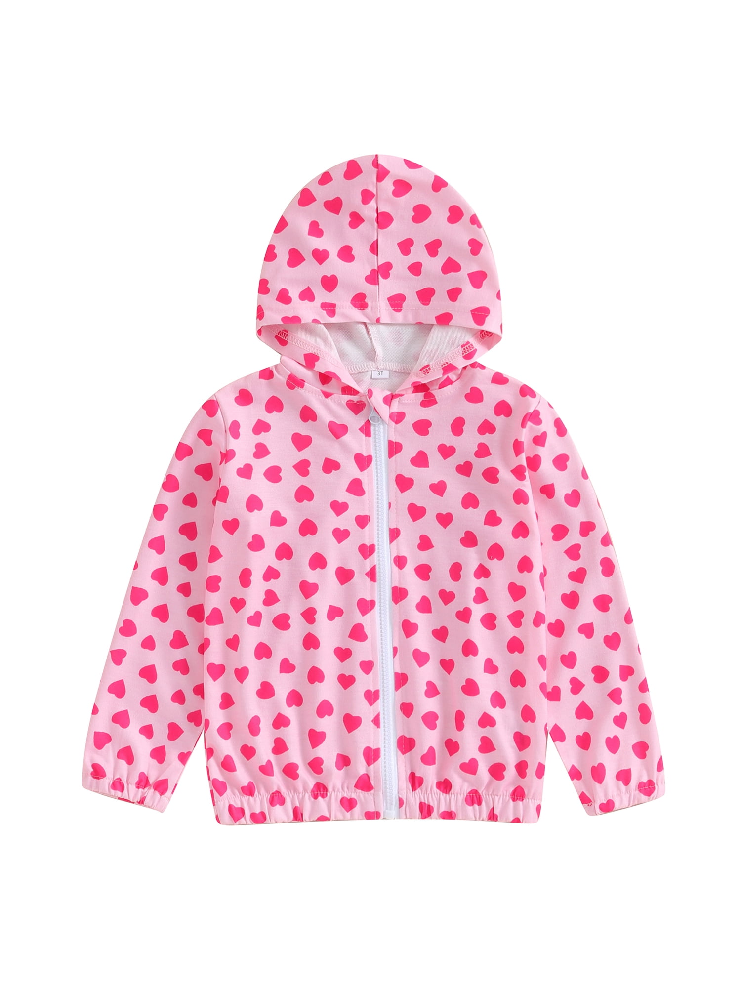 Wassery Big Girls Hoodie Jacket 3T 4T 5T 6T 7T 8T Little Girls Long