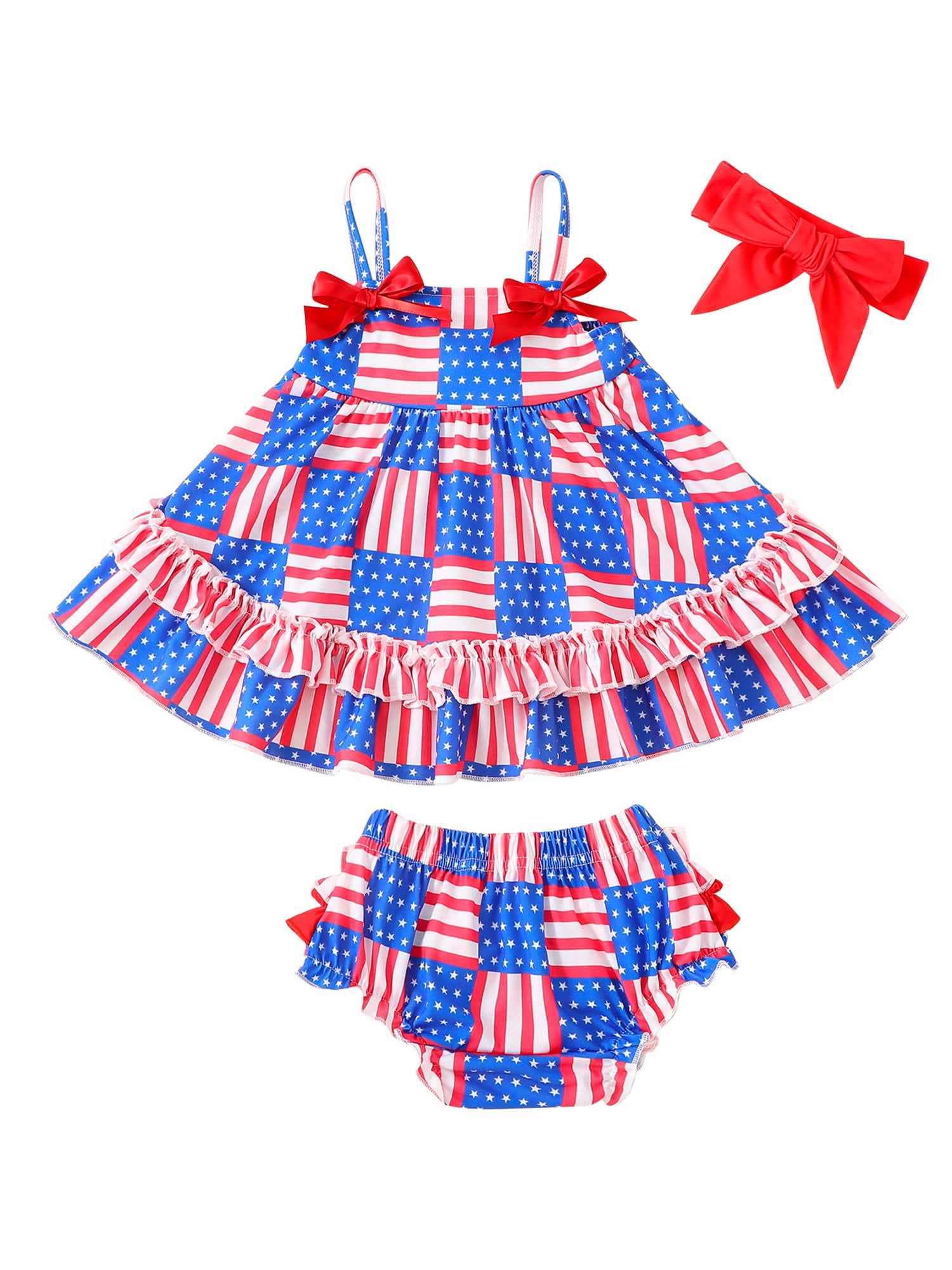 Wassery Independence Day Infant Baby Girls Clothes 6M 12M 18M 24M 3T 4T ...