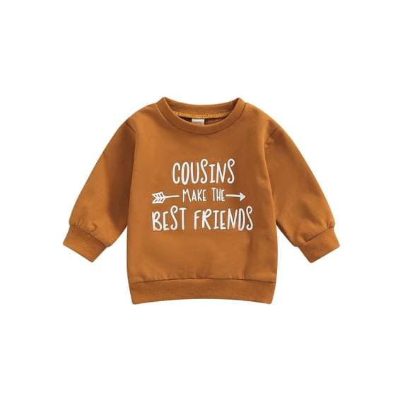 Wassery Infant Baby Girls Clothes 6M 12M 18M 24M 3T Toddler Girl Pullover Sweatshirts Long Sleeve Round Neck Letter Print Tops Fall Casual Outfit Sets 0-3T