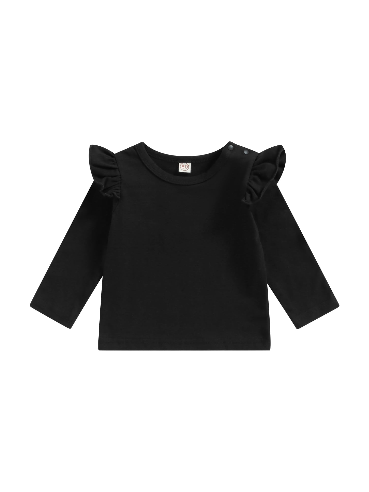 toddler ruffle sleeve raglan