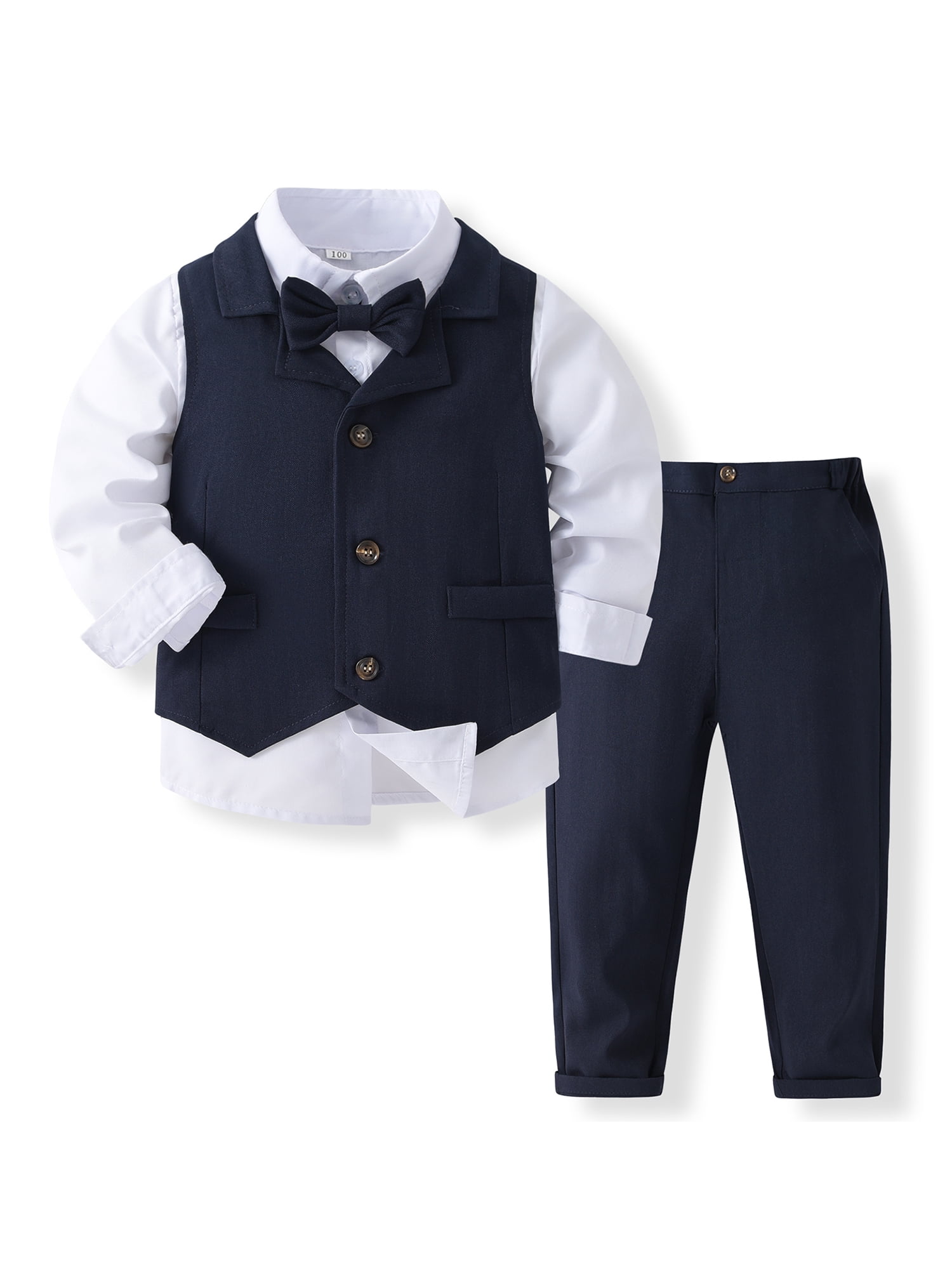 Wassery Little Boys Gentleman Suits Sets 1T 2T 3T 4T 5T 6T Kids Boy ...