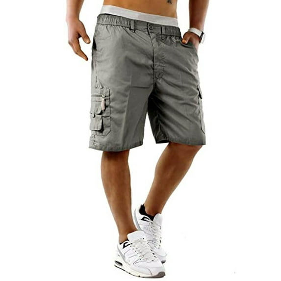 Wassery Mens Hiking Cargo Shorts Lightweight Quick Dry Casual Shorts Outdoor Golf Shorts with Multi Pockets
