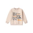 thumbnail image 1 of Wassery Toddler Baby Girls Halloween Outfit Kids Fall Sweatshirts Letter Print Cat Long Sleeve Pullover Tops 6M 12M 2T 3T 4T 5T 6T Little Girls Halloween Clothes Costume, 1 of 9