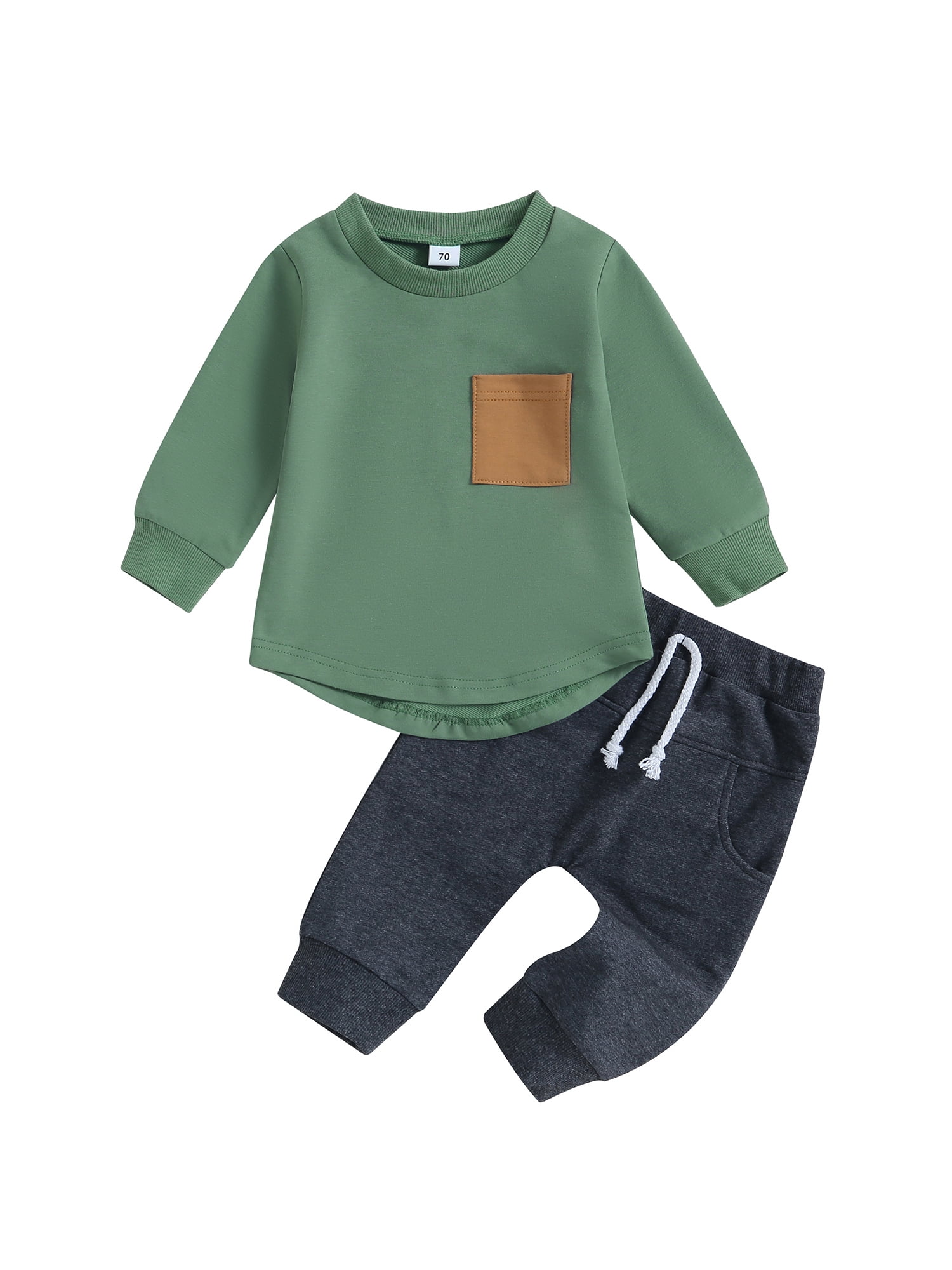 ESHOO Toddler Baby Boy Clothes Outfits Long Sleeve Zipper Sweatshirt And Pants 2 Piece Fall Winter Sweatsuit Set, Blue Grey, 4-5 Years Price In Saudi Arabia | Amazon Saudi Arabia