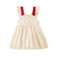 thumbnail image 1 of Wassery Toddler Girls Summer Slip Dress 9M 12M 18M 24M 2T 3T Infant Baby A-line Dress Newborn Sleeveless Elegant Butterfly Wings Dress 9M-3T, 1 of 9