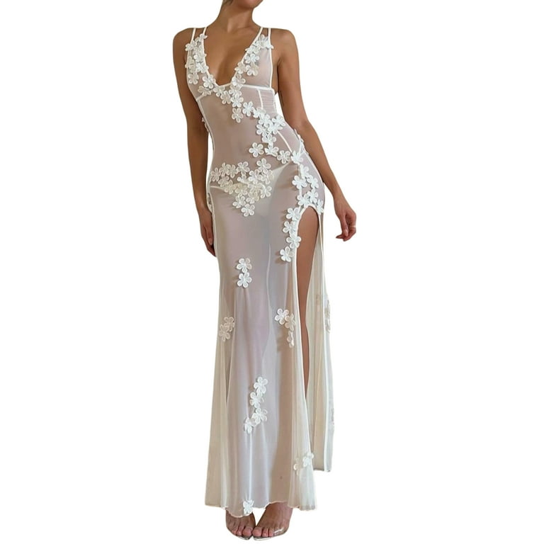 Sexy Perspective Sleeveless Maxi Evening Dress Sexy Perspective Sleeveless Maxi Evening Dress