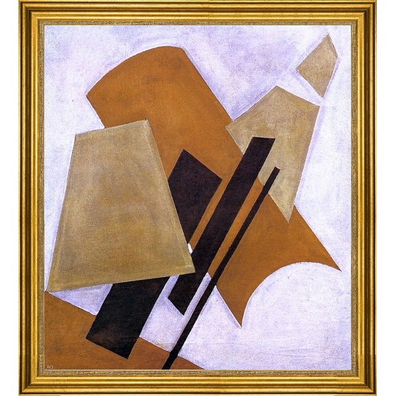 Wassili Scherischew Composition - 16" x 20" Framed Premium Canvas Print