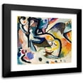 thumbnail image 1 of Wassily Kandinsky 13x12 Black Modern Framed Museum Art Print Titled - St. George III (1911), 1 of 5