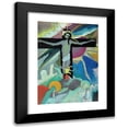 thumbnail image 1 of Wassily Kandinsky 14x18 Black Modern Framed Museum Art Print Titled - Crucified Christ (1911), 1 of 5