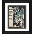 thumbnail image 1 of Wassily Kandinsky 15x18 Black Ornate Wood Framed Double Matted Museum Art Print Titled - Final Design for the Cover of the Almanac ‘The Blue Rider’ (1911), 1 of 5