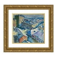 thumbnail image 1 of Wassily Kandinsky 16x15 Gold Ornate Wood Frame and Double Matted Museum Art Print Titled - Zubovsky Platz (1916), 1 of 4