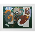 thumbnail image 1 of Wassily, Kandinsky 18x15 White Modern Wood Framed Museum Art Print Titled - Noeud rouge, 1 of 4