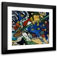 thumbnail image 1 of Wassily Kandinsky 21x20 Black Modern Framed Museum Art Print Titled - Saint George I (1911), 1 of 5
