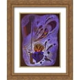 thumbnail image 1 of Wassily Kandinsky 2x Matted 20x24 Gold Ornate Framed Art Print 'Twilight', 1 of 2