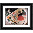 thumbnail image 1 of Wassily Kandinsky 2x Matted 24x20 Black Ornate Framed Art Print 'Red spot II', 1 of 2