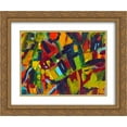 thumbnail image 1 of Wassily Kandinsky 2x Matted 24x20 Gold Ornate Framed Art Print '304', 1 of 2