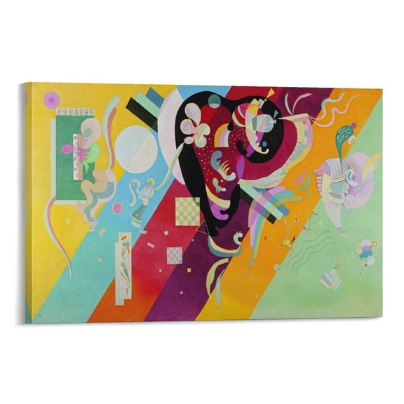 Wassily Kandinsky Composition IX Art Poster Canvas Painting Decor Wall Print Photo Gifts Home Modern Decorative Posters 12x18inch(30x45cm)