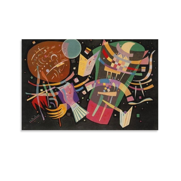 Wassily Kandinsky Composition X Gifts Canvas Painting Poster Wall Art Decorative Picture Prints Modern Decor 16x24inch(40x60cm)