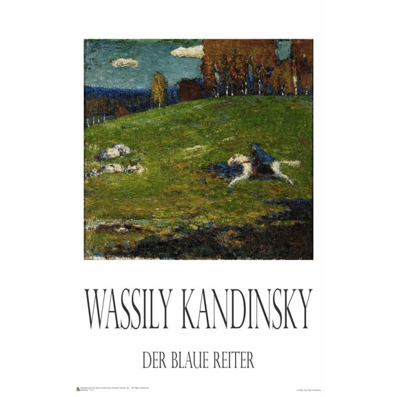 Wassily Kandinsky - Der Blaue Reiter Poster 11" x 17"