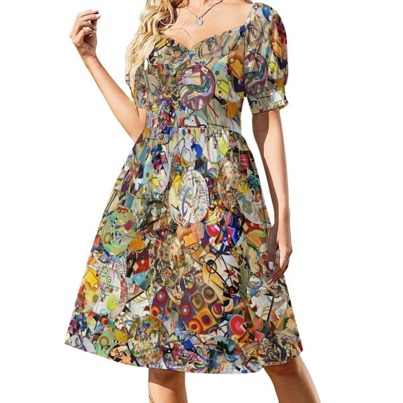 Wassily Kandinsky Dress evening dress women prom clothes dresses for womens 2024 elegant chic women dresses promotion