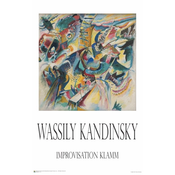 Wassily Kandinsky - Improvision Klamm Poster 11" x 17"