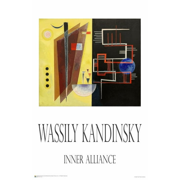 Wassily Kandinsky - Inner Alliance Poster 11" x 17"