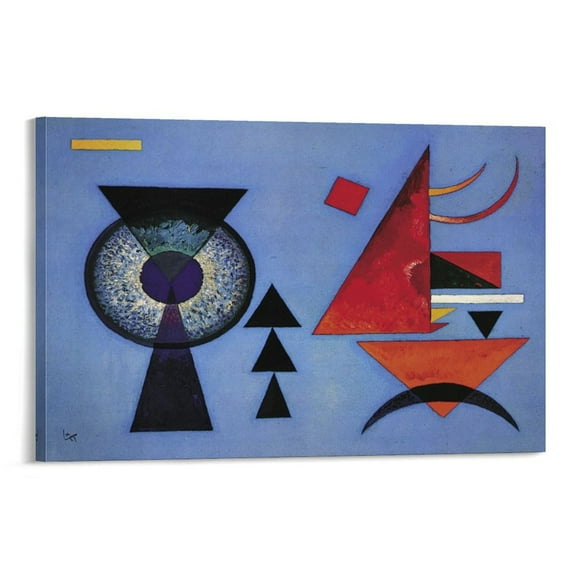 Wassily Kandinsky Soft Hard Picture Print Canvas Poster Wall Paint Art Posters Decor Modern Home Artworks Gift 16x24inch(40x60cm)