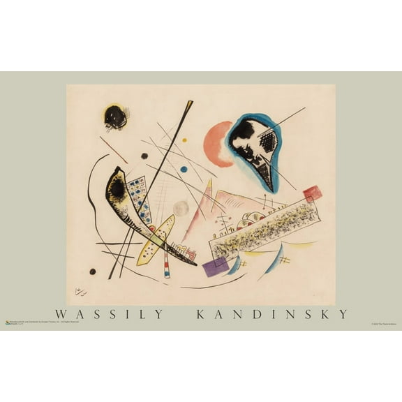 Wassily Kandinsky - Untitled (Compostion Lyrique) Poster 17" x 11"