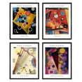 thumbnail image 1 of Wassily Kandinsky Wall Art 4 Panels,Kandinsky Print,Kandinsky Abstract Poster,Kandinsky Framed Art For Wall Decor, 1 of 6