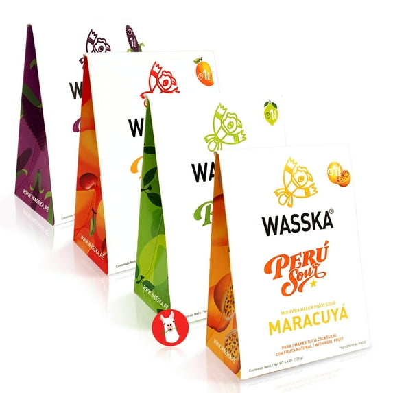 Wasska Pisco Sour Assorted Mix 4 pack (Kit)
