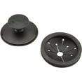 Waste King Black Disposer EZ Mount Garbage Disposal Stopper and Splash