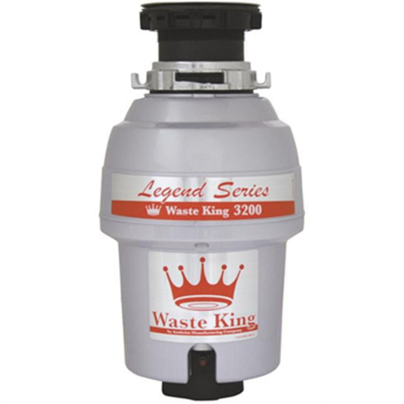 Waste King Legend Series 3/4 HP Continuous Feed EZ Mount Garbage Disposal Waste King Legend Series 3/4 HP Continuous Feed EZ Mount Garbage Disposal