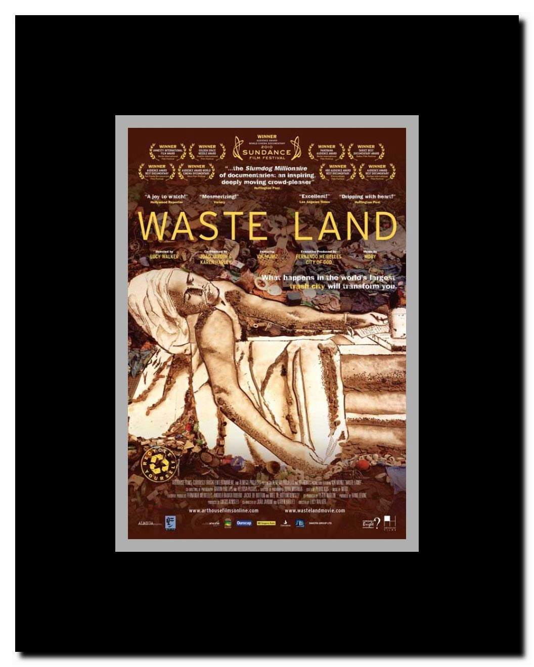 Waste Land Framed Movie Poster