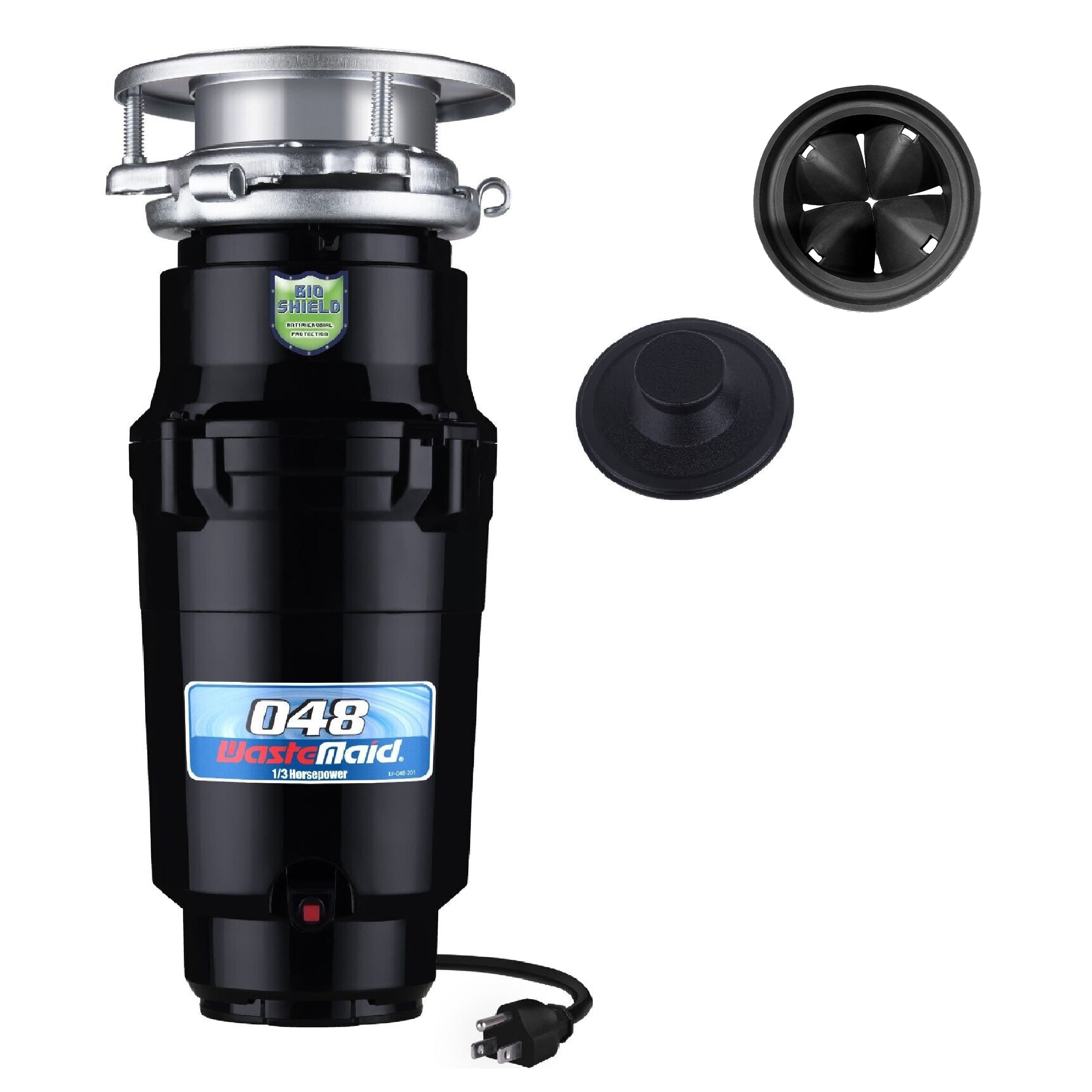 Waste Maid 1/3 HP Black Stainless Steel Garbage Disposal