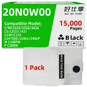 Waste Toner Bottle Compatible with Lexmark CS331 CS431 CX331 CX431 C2326 C3224 C3326 C3426 MC3224 MC3326 MC3426 for Xerox C230 C235 C236 C2410 for Ricoh MC240 PC200 Printer Waste Toner Box-1Pack