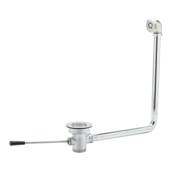 T&S Brass - Waste Lever, 3-1/2'' x 2'' w/ Overflow, NPT Adapter (Replaces B-3926-01)