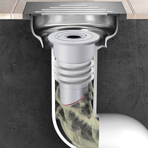 Waste Water Odor Stopper, Drain Pipe Sealing Ring with Magnetic for Sink, Washing Machine Drain Hose, Sewer Gas Blocker, LaundrRoom Odor Control for 1.4-3.0 Inch Pipes