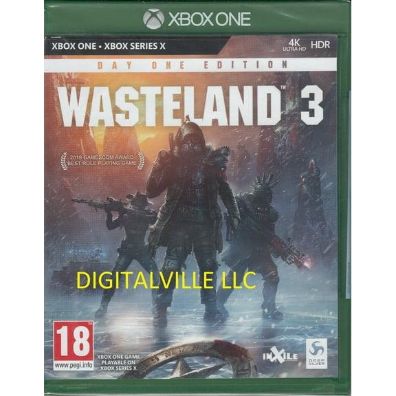 Wasteland 3 Day One Edition Xbox One & Series X Brand New Factory Sealed