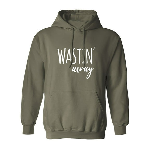 Wastin Away Adult Hooded Sweatshirt