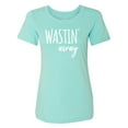 thumbnail image 1 of Wastin Away Womens crewneck tee, 1 of 3