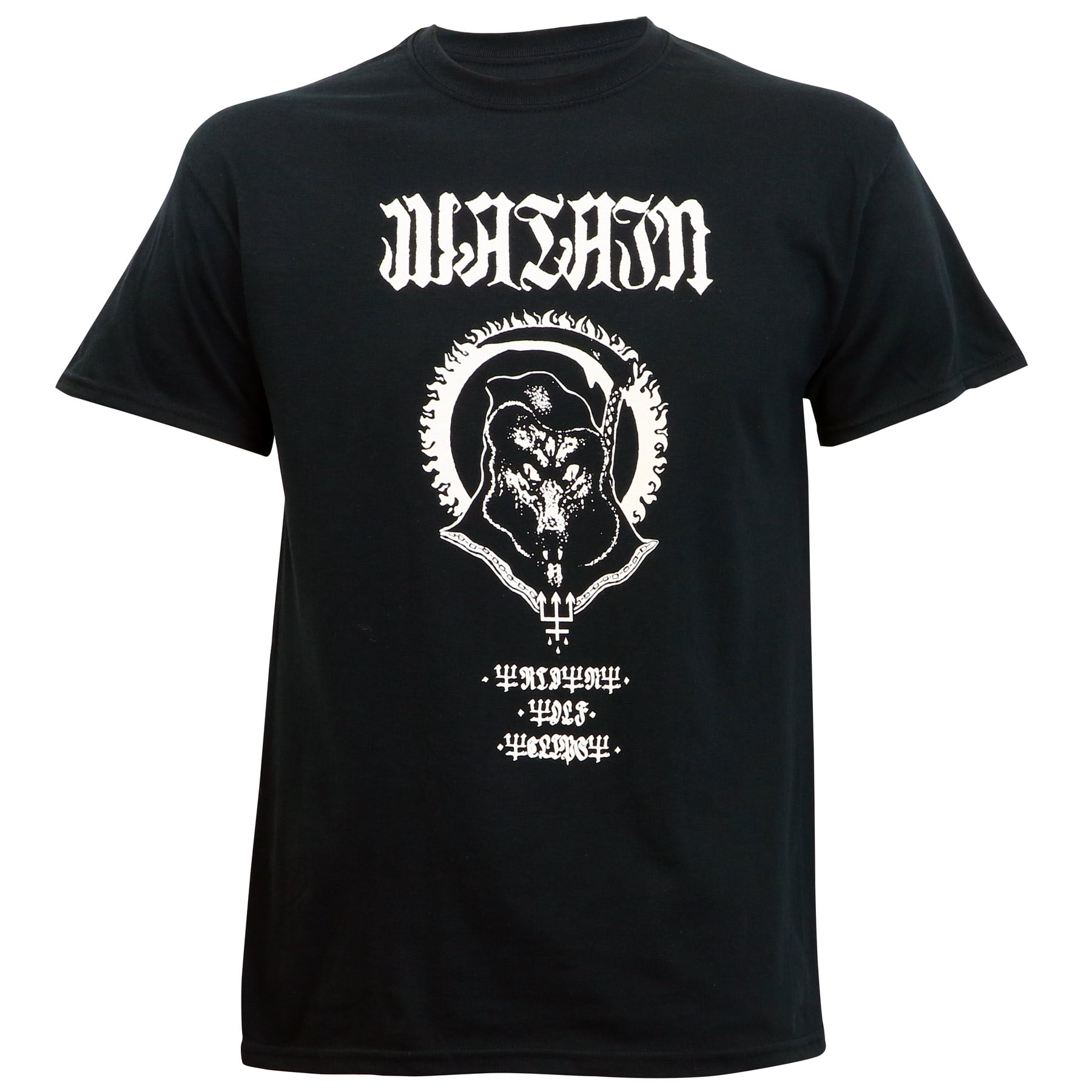 Watain Men s Emblem T Shirt Black Large Officially Licensed