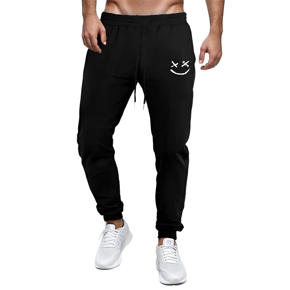 Wataxii Men's Sweatpants Tapered Gym Running Workout Pants Athletic ...