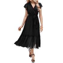 SIMU Dresses for Women 2024 Casual Women's Cocktail Midi Dress ...