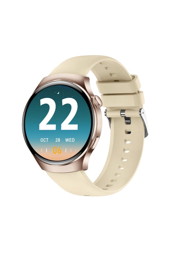 Watch 4 Pro Smartwatch: Wireless Calls, Weather Alerts, Music Control, Notifications, Fitness Tracker for Men & Women, Compatible with Android iPhone