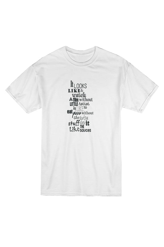 Watch A Film Without Horror Movie Quote Tee - Image by Shutterstock