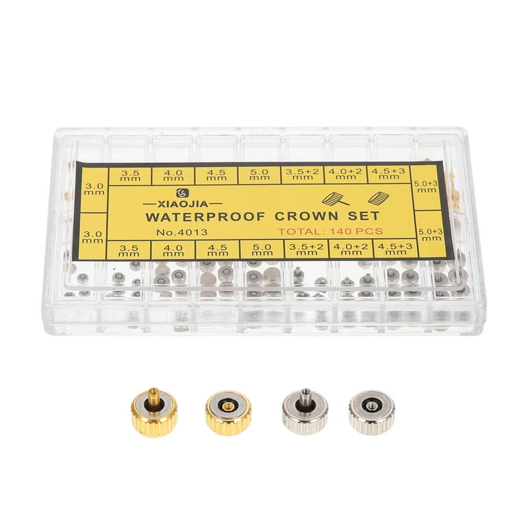 Watch Accessories Vintage Repairers Tool Tube Parts Spare Metal Crown Replacement Pocket