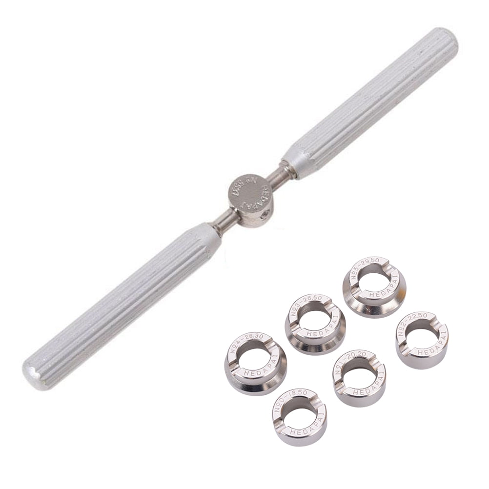 Tingshir Watch Back Case Opener Remover One Wrench With Six Grooved