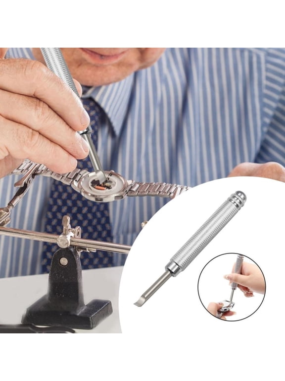 Watch Back Case Opener Tool, Stainless Steel Watch Case Remover Pry Knife, Quick Watch Back Cover Removal Tool for Watch Repair, Watchmaker & DIY Enthusiasts