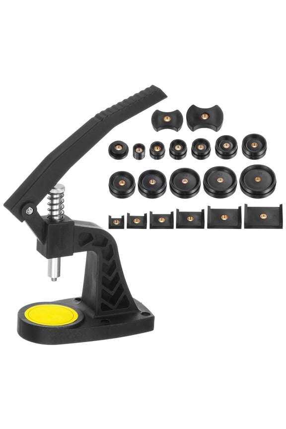 Watch Back Case Press Set Watch Press Set Watchmaker Repair Tool with 20 Dies Mould Black